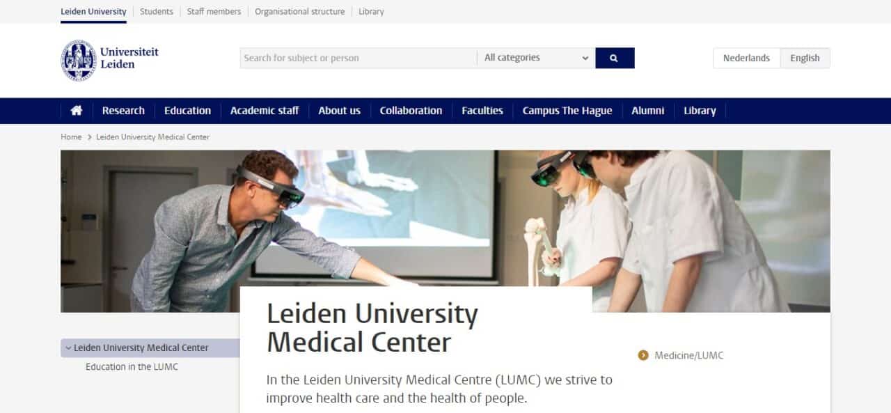2. Leiden University - Leiden University Medical Center (Netherlands)