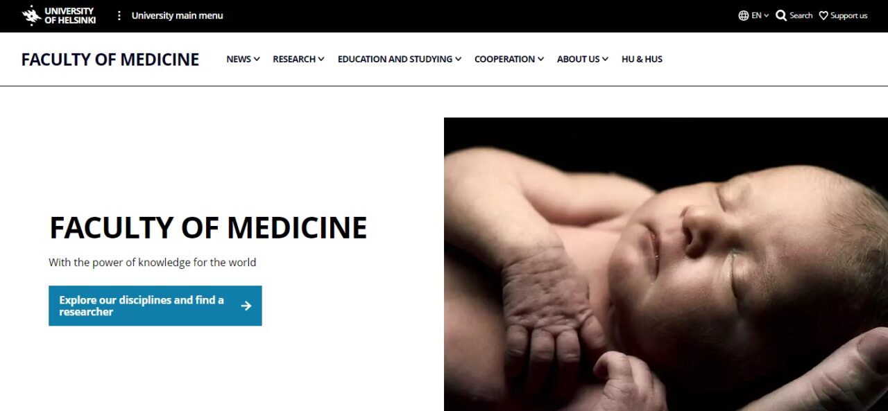 8. University of Helsinki - Faculty of Medicine (Finland)