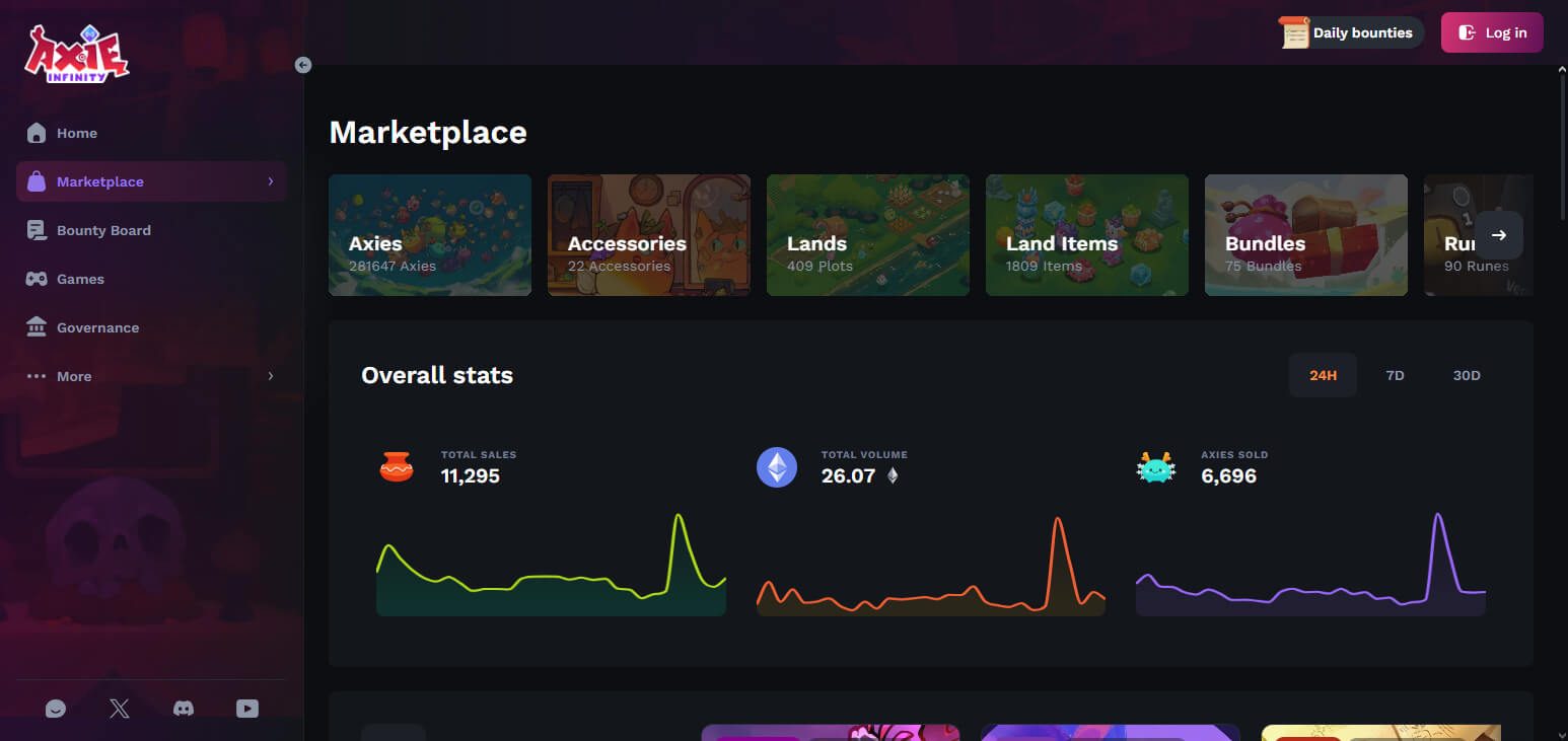 Axie Marketplace Best NFT Apps
