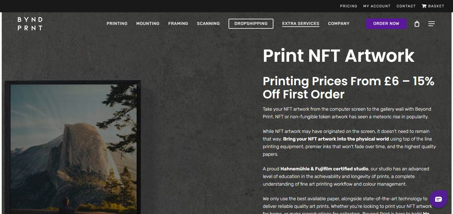 Beyond Print Best NFT Printers For Physical Merchandise