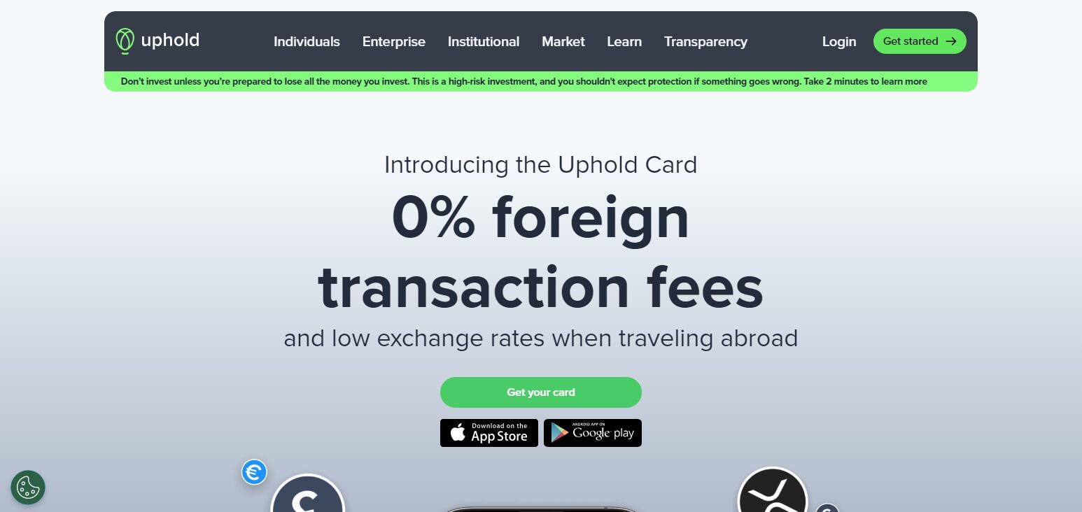 UPHOLD Best P2B Exchange Alternatives