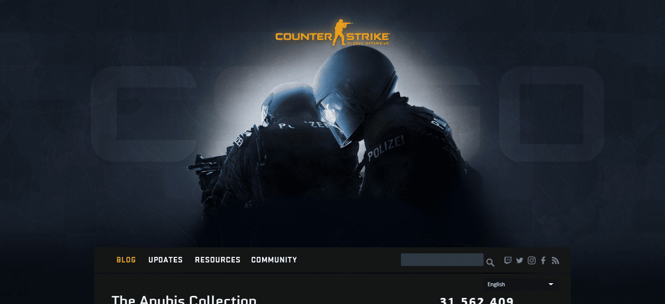 9. Counter-Strike: Global Offensive (CS:GO)