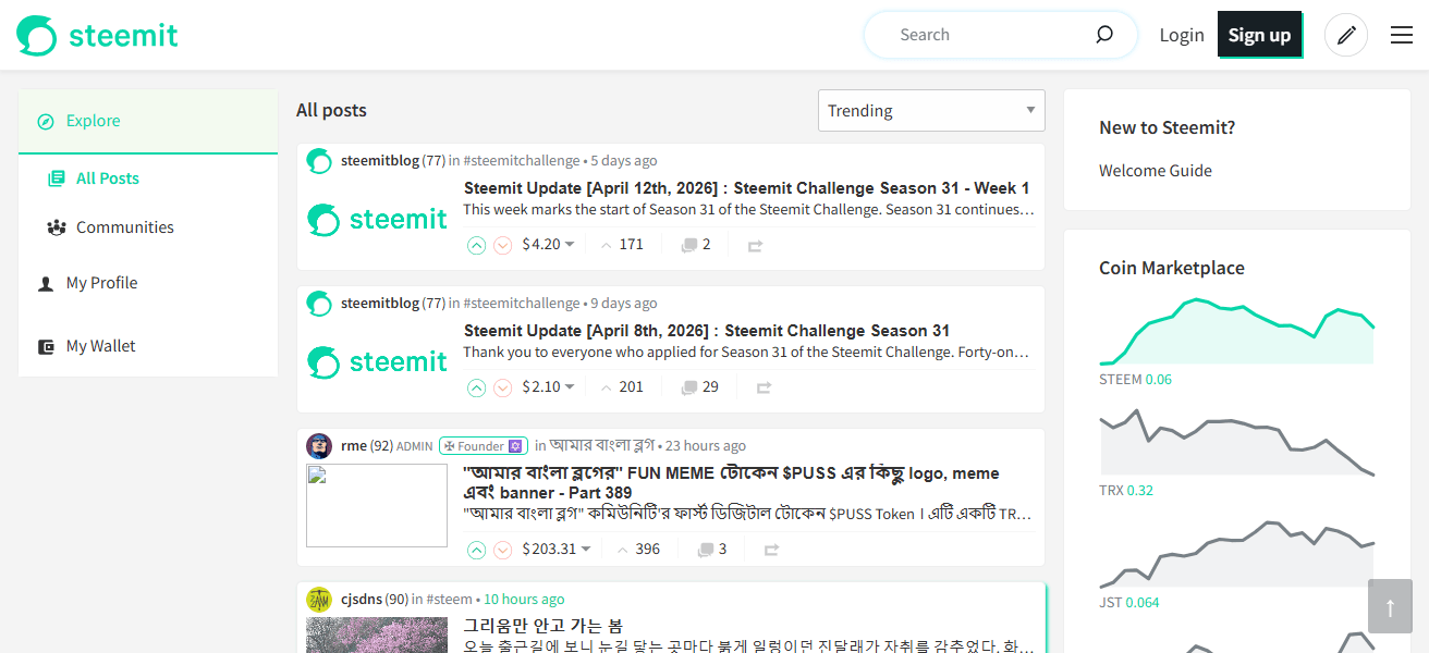 Steemit (STEEM)