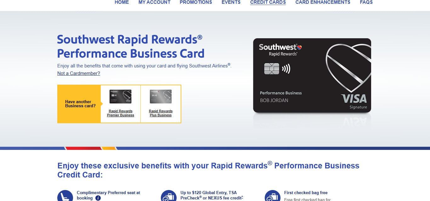 Southwest Rapid Rewards Performance Business