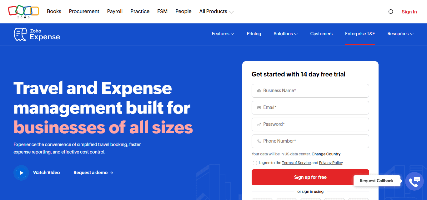 Zoho Expense