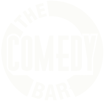 The Comedy Bar white logo