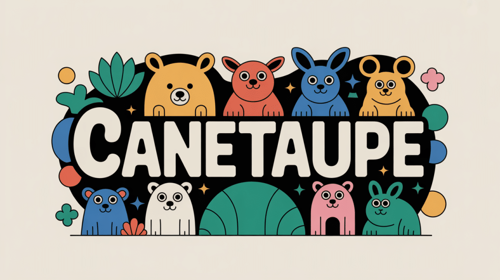 illustration colorée canetaupe concept créatif