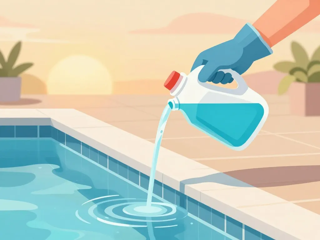 Sécurité utilisation dose eau de javel pour piscine 50 m3