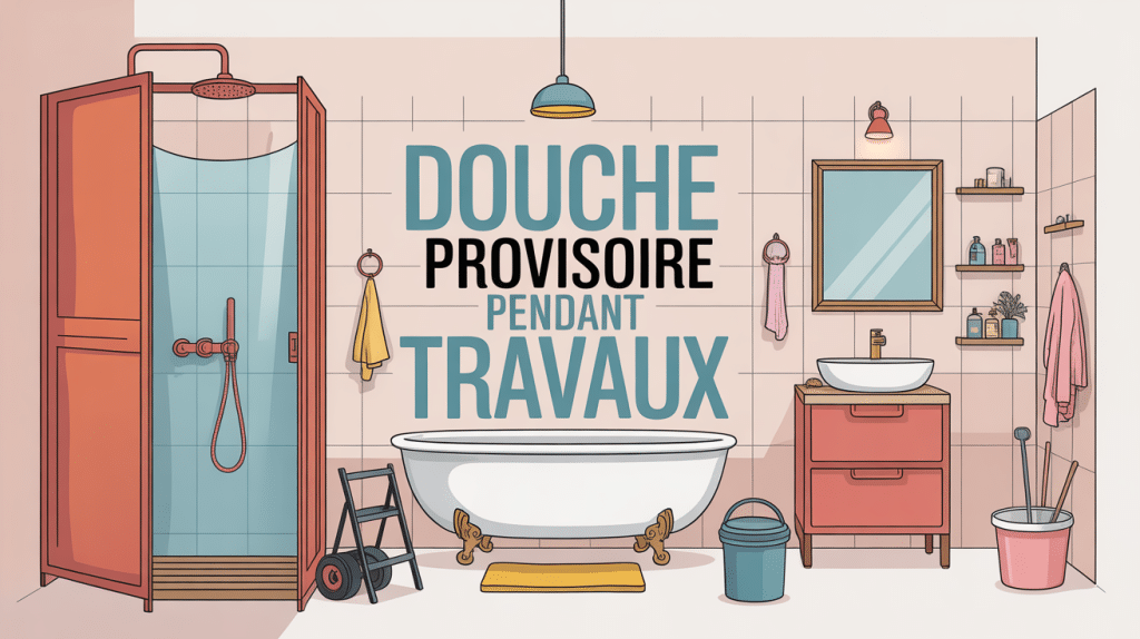 Solutions douche provisoire pendant travaux à la maison