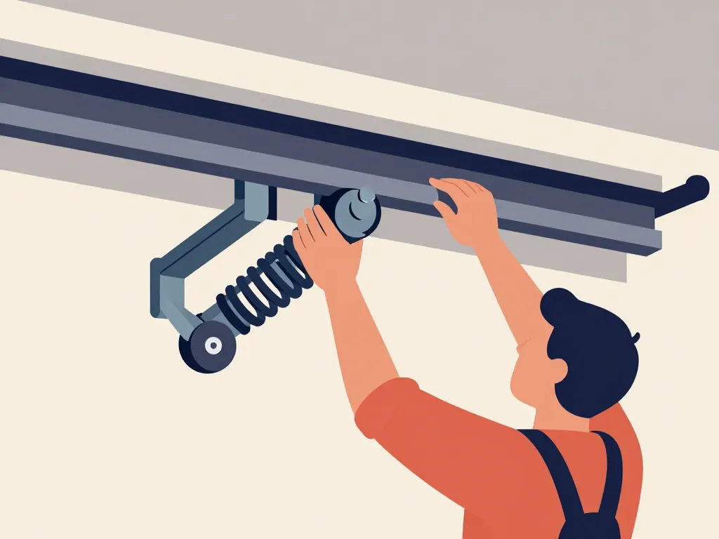 reglage entretien mecanisme porte de garage basculante manuelle