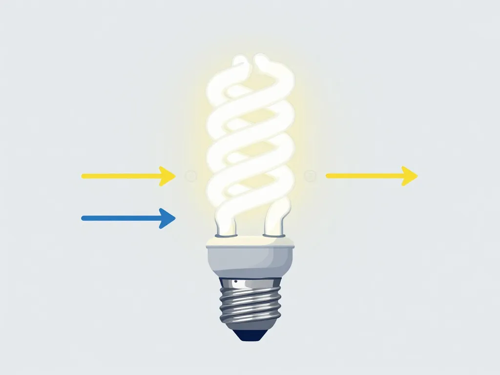 schéma néon qui clignote usure et électricité