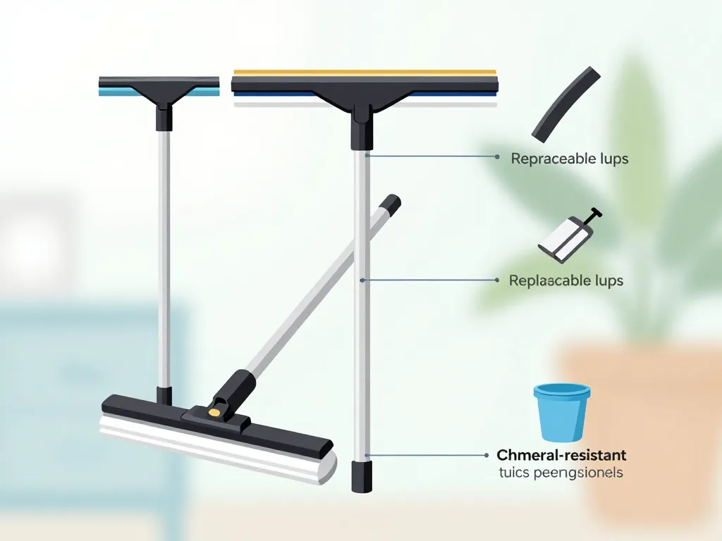 raclette professionnelle pour sol vue technique détails efficaces