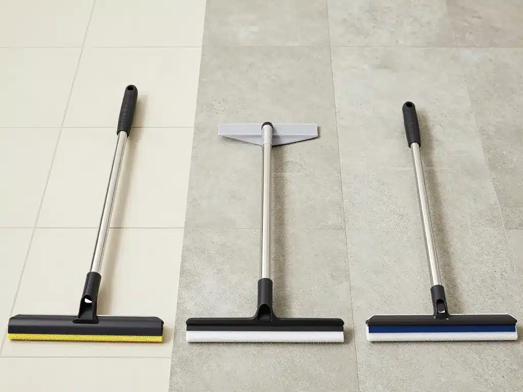 raclette professionnelle pour sol sur plusieurs types de sols