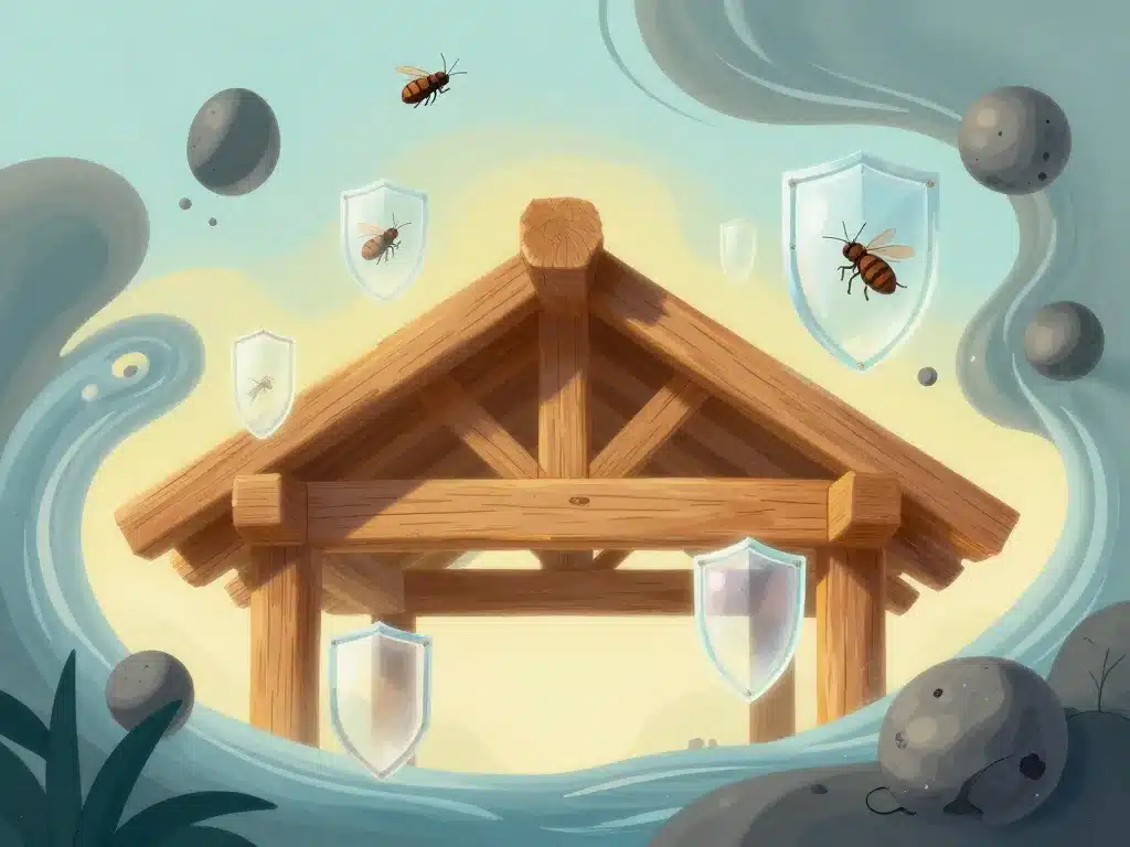 renforcer une charpente protection contre humidité insectes poids