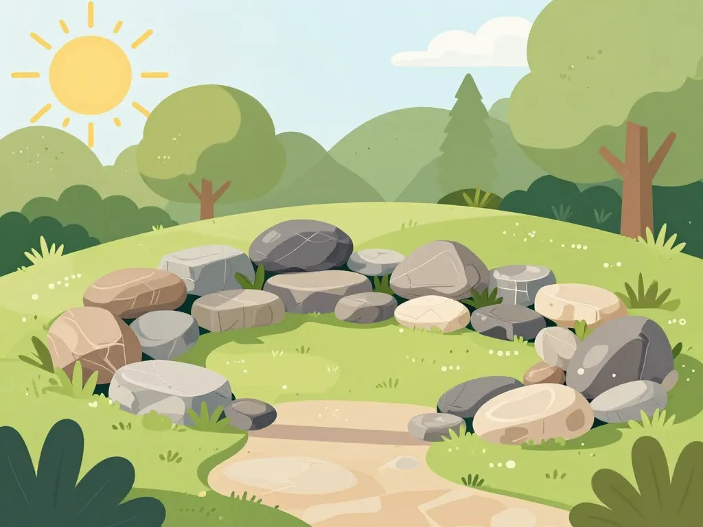 designer rocaille en pierre terrain jardin