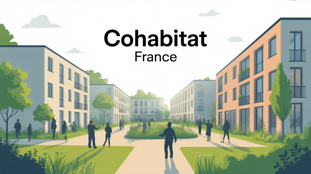 Illustration habitat participatif Cohabitat France