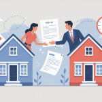 delai entre offre d achat et compromis illustration vectorielle