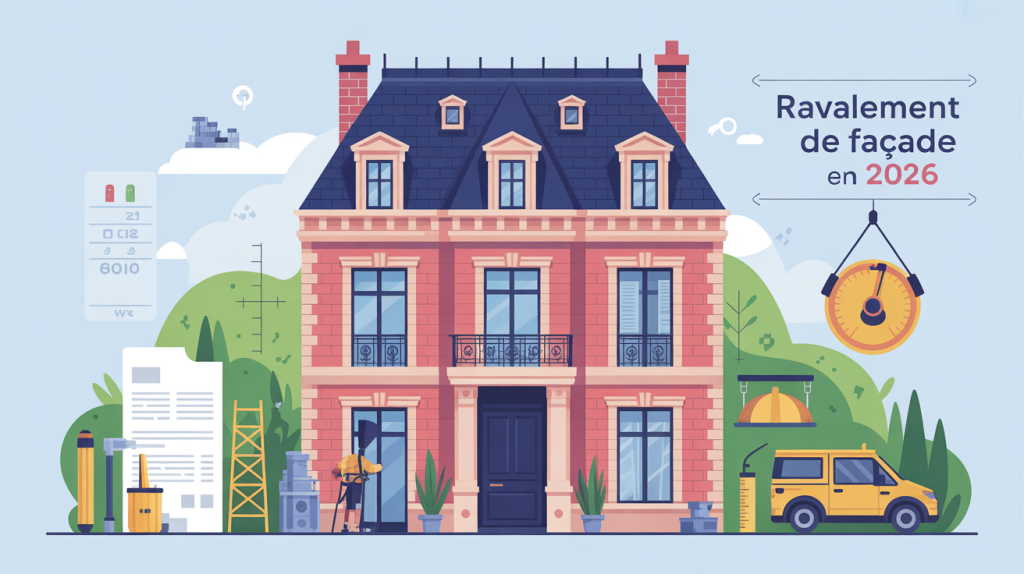 Illustration nouvelle loi ravalement de façade 2024 France
