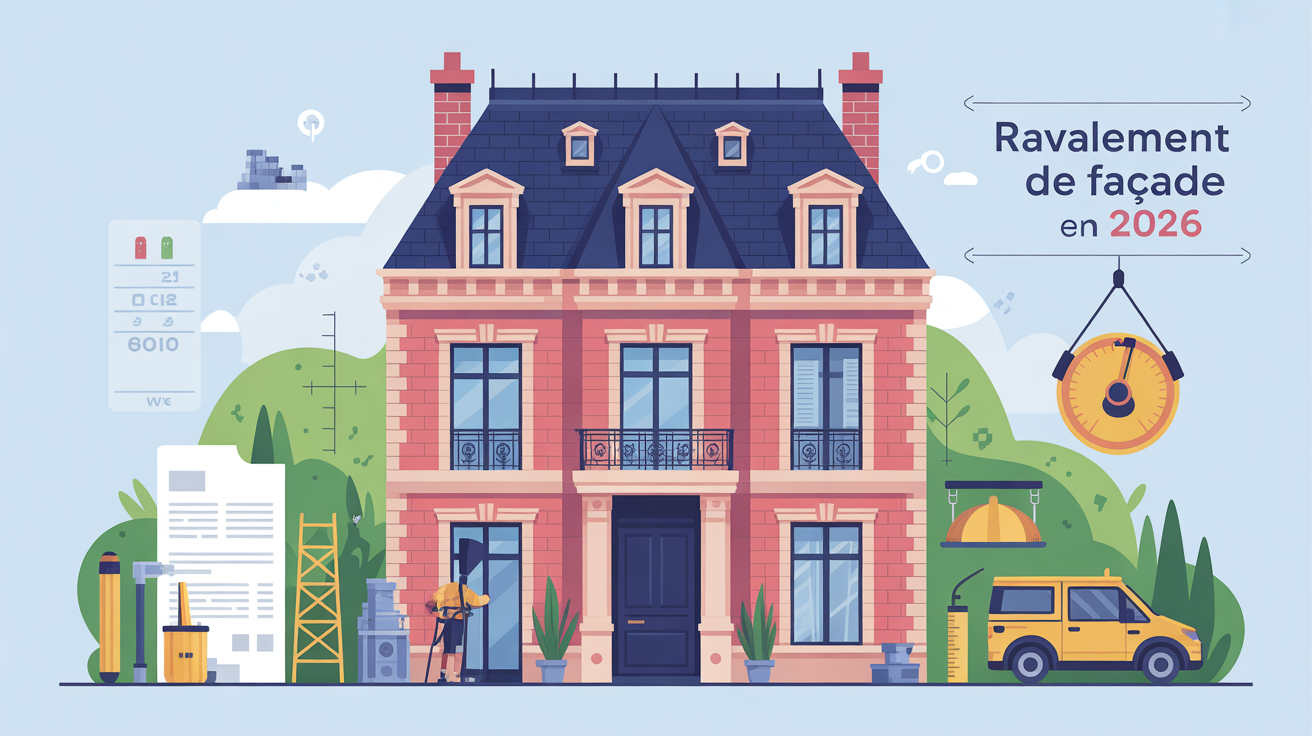 Illustration nouvelle loi ravalement de façade 2024 France
