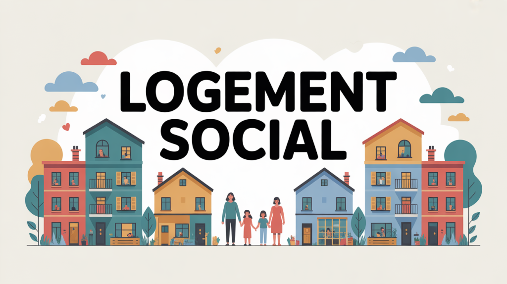 qu est ce qu un logement social illustration immeubles familles France