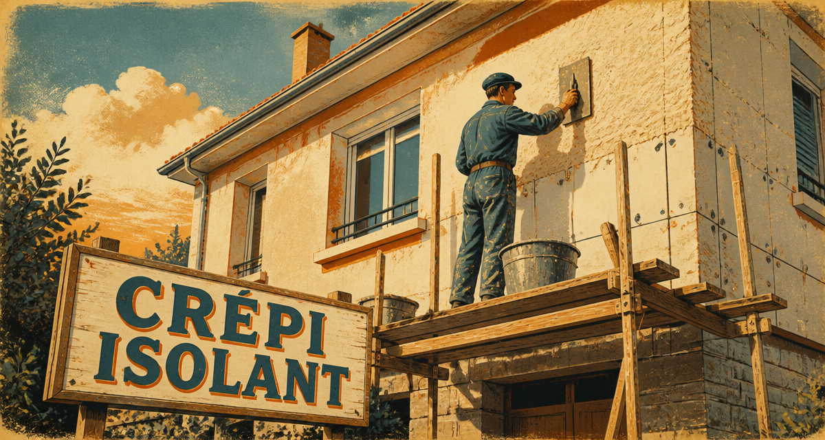 crepi isolant pose artisan facade