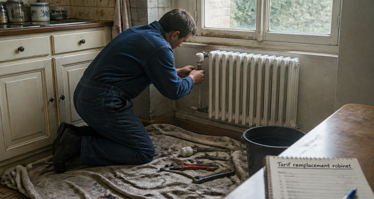 prix d un plombier pour changer un robinet de radiateur
