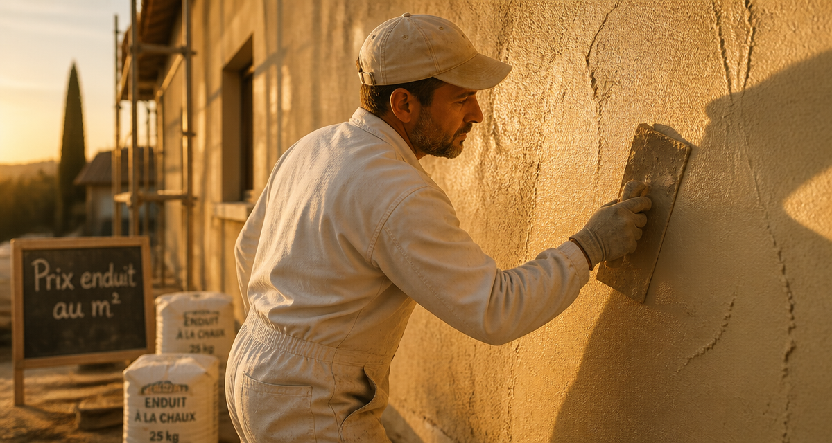 prix enduit m2 application artisan façade