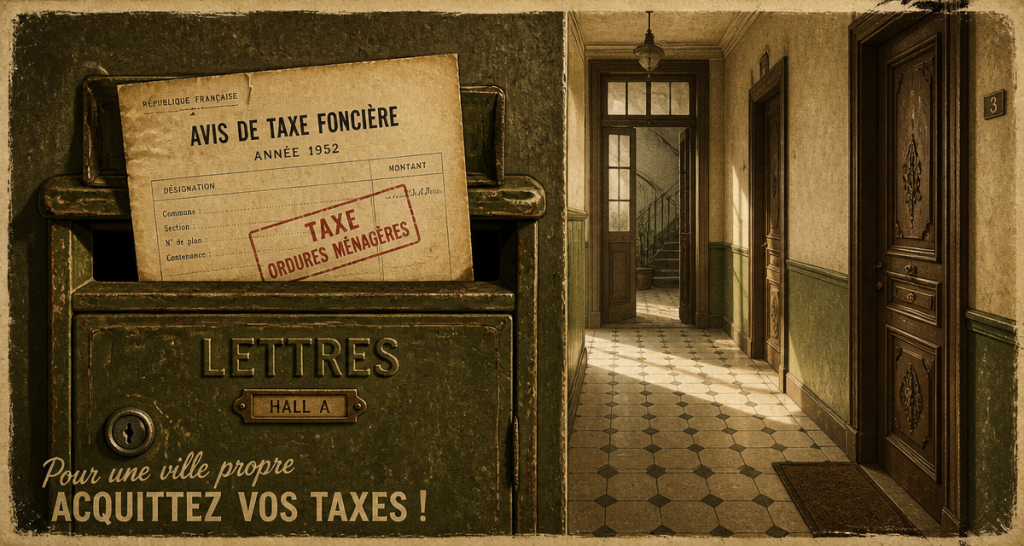 taxe sur les ordures ménagères locataire avis boite aux lettres