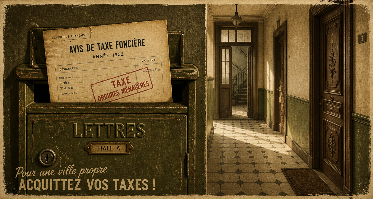 taxe sur les ordures ménagères locataire avis boite aux lettres