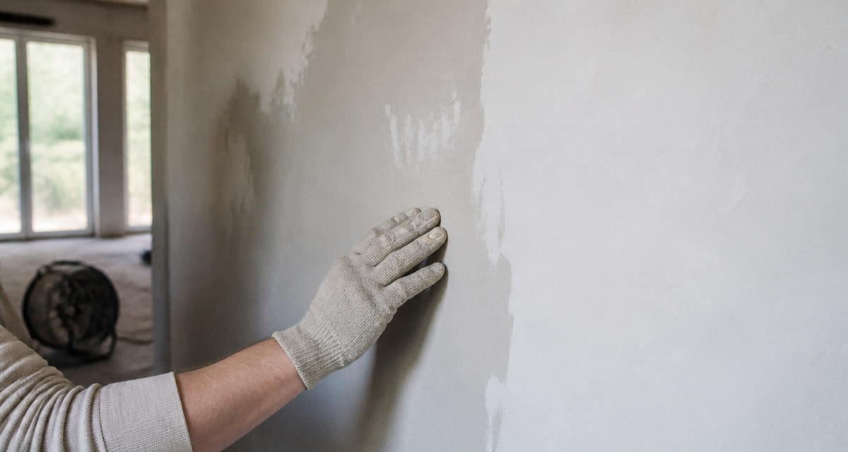 temps séchage enduit lissage avant ponçage mur