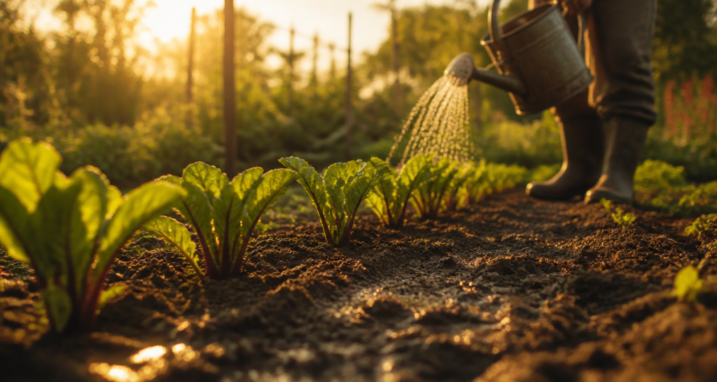 quand planter betterave jeunes plants arrosage