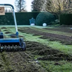 Quand scarifier pelouse : scarificateur sur gazon, mousse retirée
