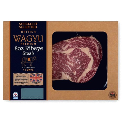 100% British Beef Wagyu Ribeye Steak