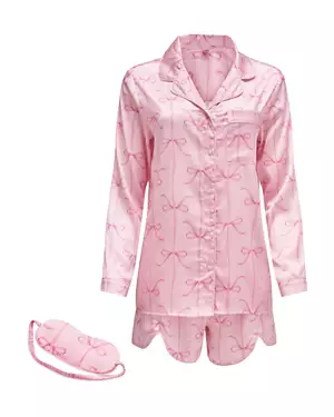 3 Piece Satin Sleep Set