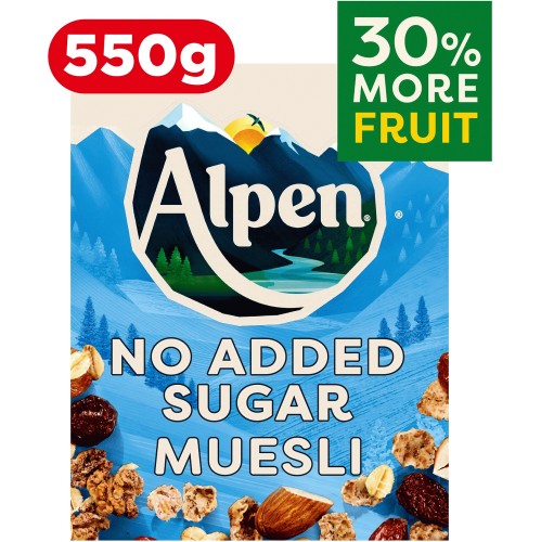Alpen No Added Sugar Swiss Style Muesli (550g)