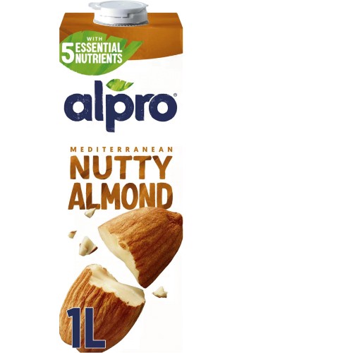 Alpro Dairy Free Long Life Almond Milk Drink Original (1 Litre)