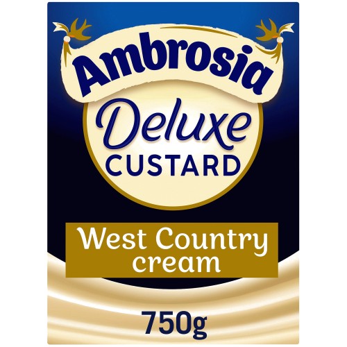 Ambrosia Deluxe Custard with West Country Cream Carton (750g)
