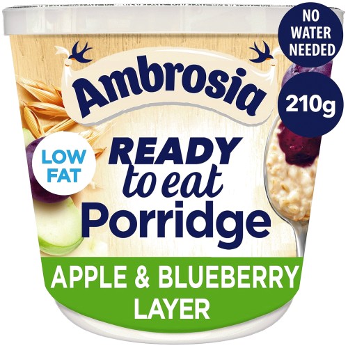 Ambrosia Porridge Pot with Apple & Blueberry Layer (210g)