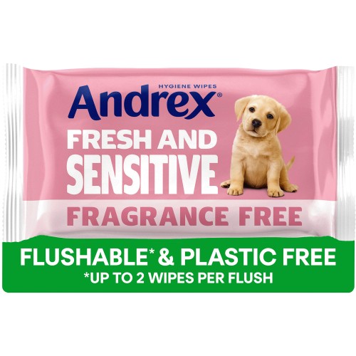 Andrex Fresh & SENSITIVE Hygiene Wipes Single pack (30 sheets) (30)