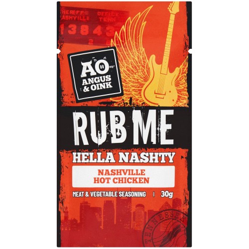 Angus & Oink Rub Me Hella Nashty Nashville Hot Chicken Meat & Vegetable Seasoning (30g)