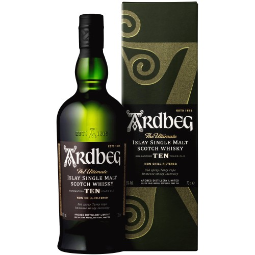 Ardbeg 10 Years Old Single Malt Islay Scotch Whisky (70cl)