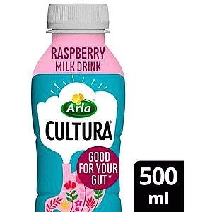 Arla Cultura Raspberry Gut Health Milk Drink (500ml)