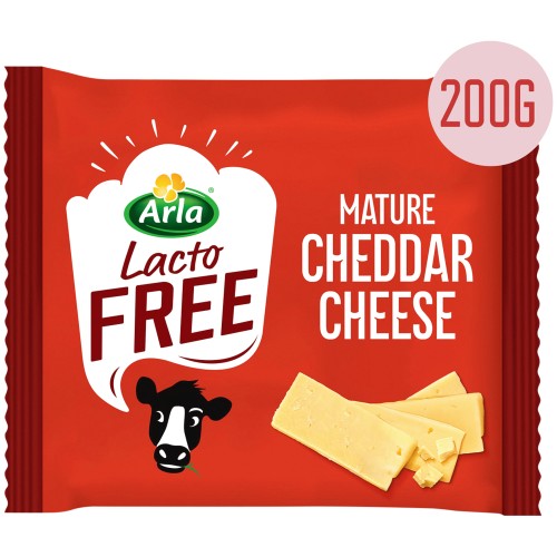 Arla Lactofree Mature Cheddar Cheese (200g)