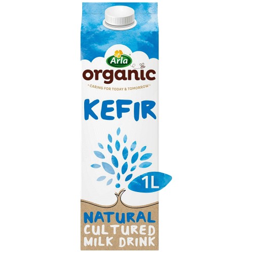 Arla Organic Free Range Kefir Natural Cultured Milk Drink (1 Litre)