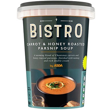 ASDA Bistro by Carrot & Honey Roasted Parsnip Soup (600g)