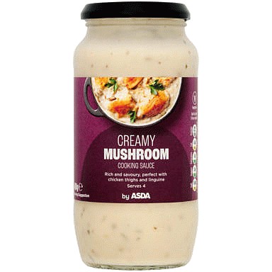 ASDA Creamy Mushroom Cooking Sauce (480g)