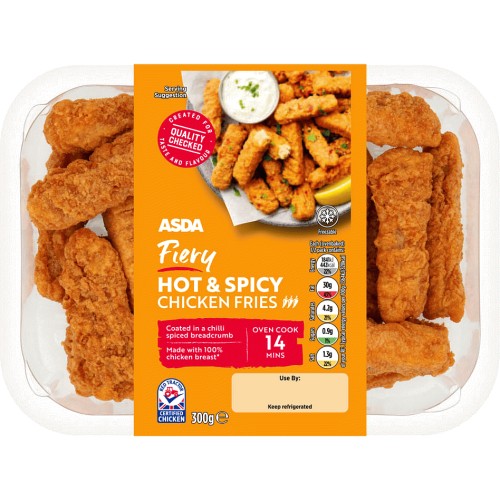 ASDA Fiery Hot & Spicy Chicken Fries