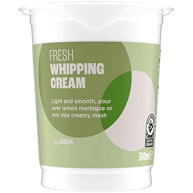 ASDA Fresh Whipping Cream (300ml)