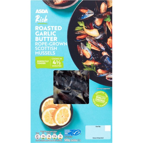 ASDA Rich Roasted Garlic Butter Mussels