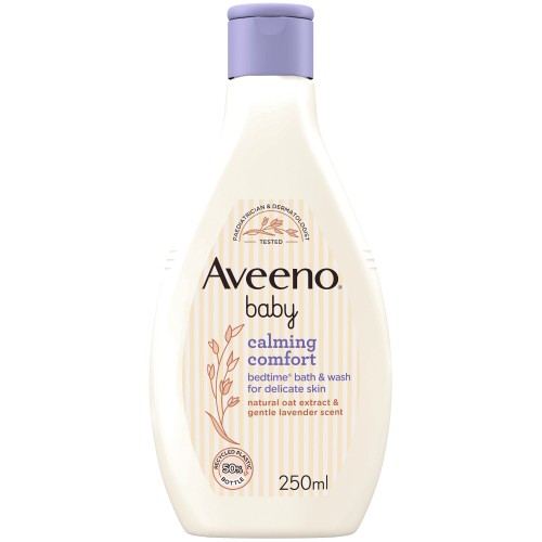 Aveeno Baby Calming Comfort Bedtime Bath & Wash (250ml)